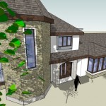 two storey house extension for private client at Athleague