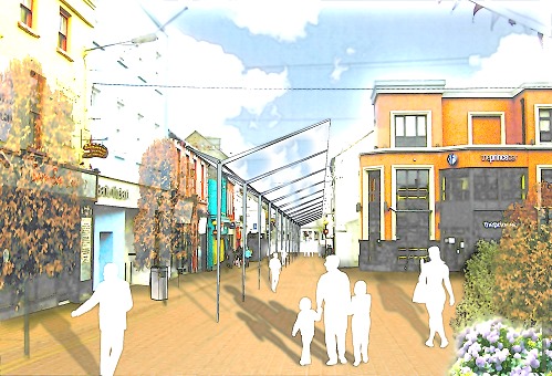 proposal-for-churchst-athlone1 pedestrian proposal for church st. athlone architects design