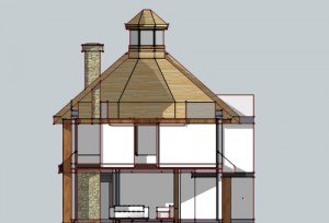 contemporary hexagonal house extension design in meath ireland