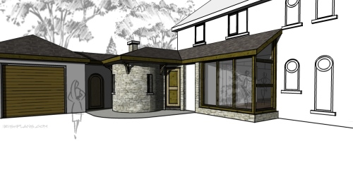 house extension for private client