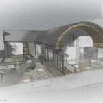 barn-style-dwelling-house-with-barrel-roof-curve-elevation-orthographic-projection-vaulted-ceiling